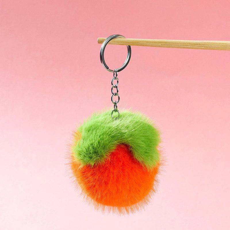 Large Chinese Auspicious Persimmon Pom-pom Bag Charm M.41 M.46 M.72