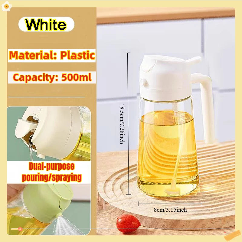 NEW Oil Spray Bottle BBQ Cooking Olive Oil Sprayer Kitchen Baking Oil Spray Empty Bottle Vinegar Bottle Dispenser
