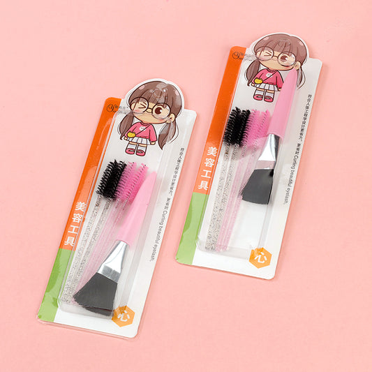 Set de cepillo de tarjeta de succión + cepillo para cejas (1+4) M.50 