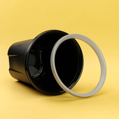 JC-8045 Black Compression Ring Trash Can (26*29.5) M.23