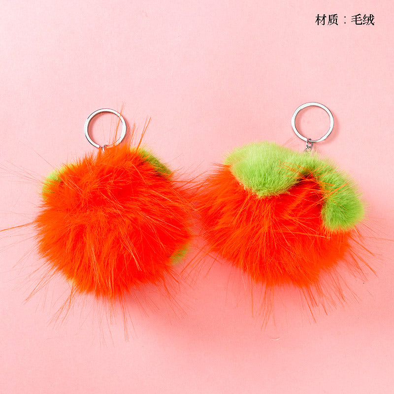 Extra-Large Fluffy Persimmon Bag Charm M.41 M.46 M.72
