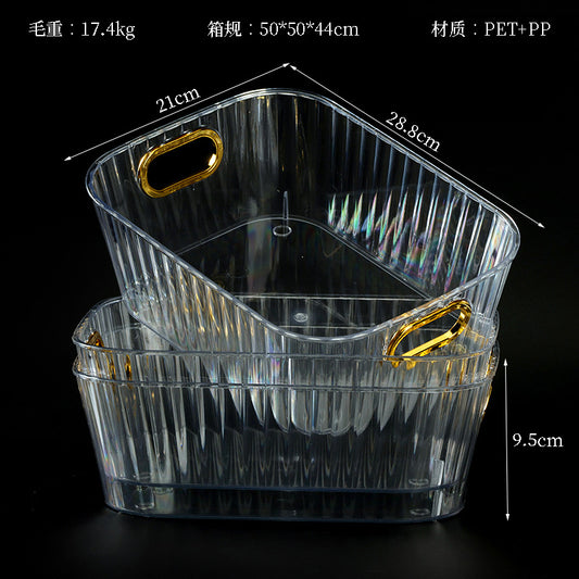 Handle square cosmetic storage boxes M.13