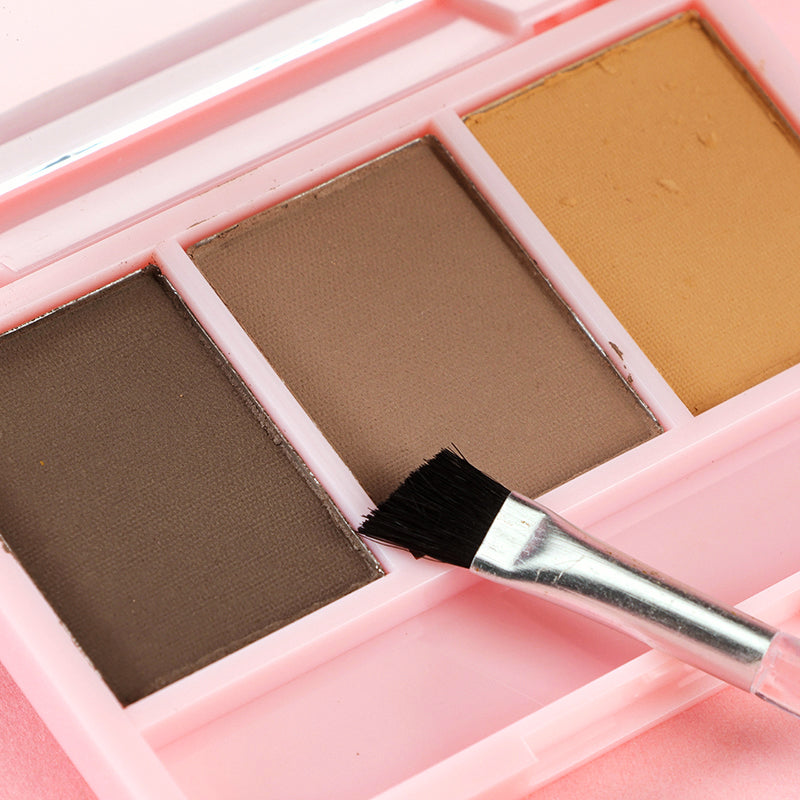 5230 Cartoon Three-Color Eyebrow Powder M.58