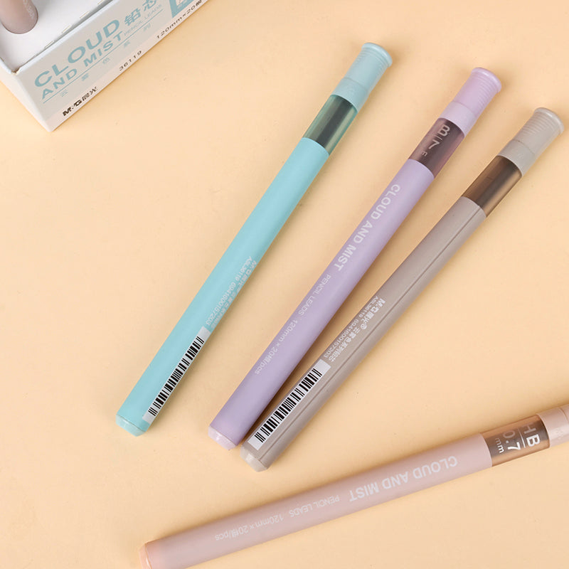 M&G ASL36119 0.7mm Black Pencil Refills 100pcs Break-Resistant Smooth Writing Student & Office Supplies M.82