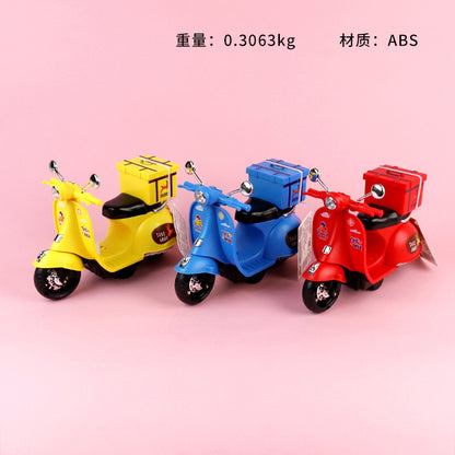 Model 27015 Inertial Food Delivery Motorbike with Sound and Light EffectsM.03 JPDB
