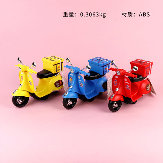 Model 27015 Inertial Food Delivery Motorbike with Sound and Light EffectsM.03 JPDB