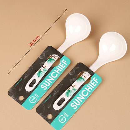 S0008 Food-Grade Long-Handled Medium Soup SpoonM66