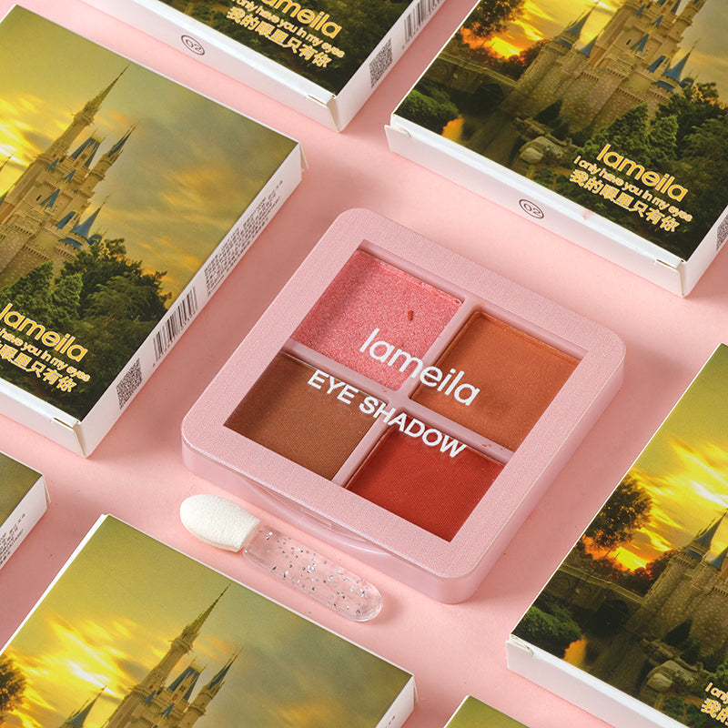 Paleta de sombras de ojos de cuatro paneles 5086 M.58 