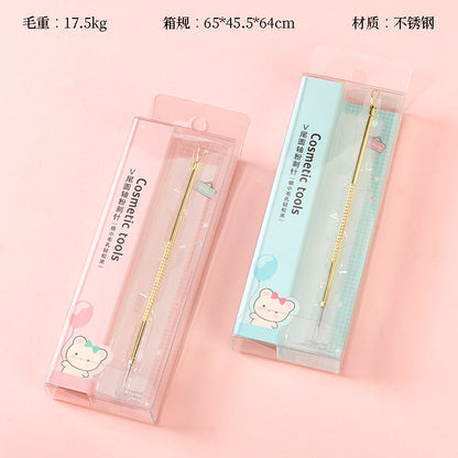 S-571V Tail Round Shaft Blackhead Remover Needle (Gold) M.51