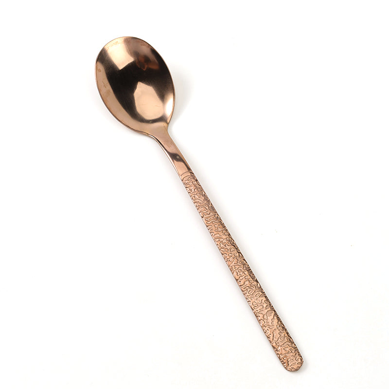 410 Pointed-Tail No.2 Oval Spoon (Rose Gold) M.66