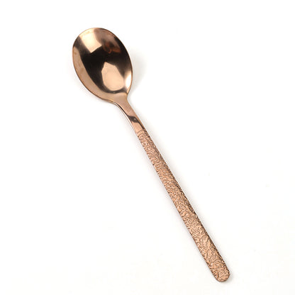 410 Pointed-Tail No.2 Oval Spoon (Rose Gold) M.66