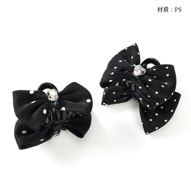 M42 Boxed Black Zircon Bow Tie Small Claw