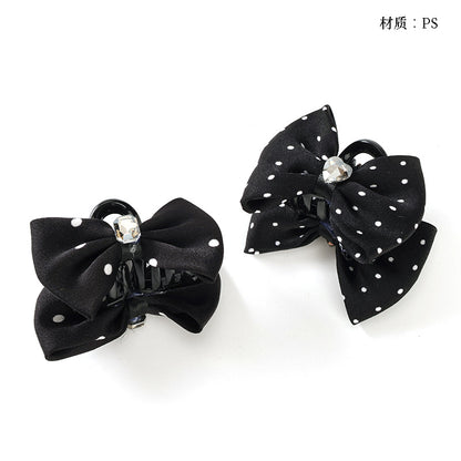 M42 Boxed Black Zircon Bow Tie Small Claw