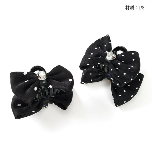 M42 Boxed Black Zircon Bow Tie Small Claw