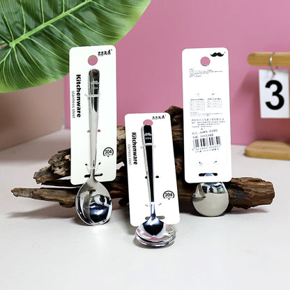 0285 304 Stainless Steel Chinese No.2 Round Spoon M.66 JPDB