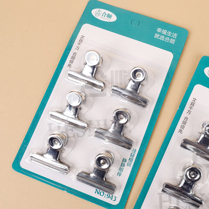 M.34 Heshun 943 Round-Head Six Iron Clamps