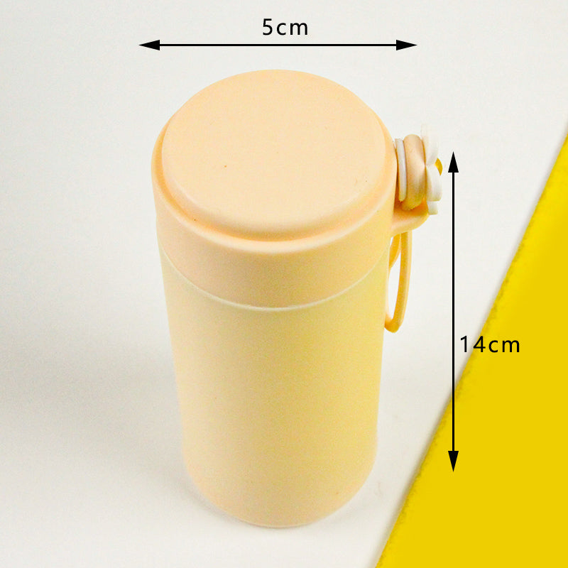 Plastic Shell Floral Glass Cup M.17