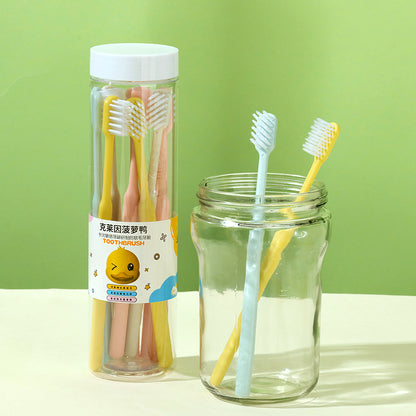 0379 Round Box Candy - Colored Toothbrush 10 - Pack Soft Bristles Family Use Oral Care M.14