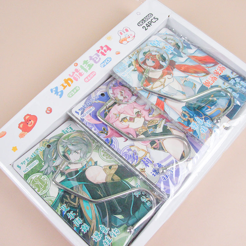 Ganchos para bolsas empaquetadas para estudiantes 