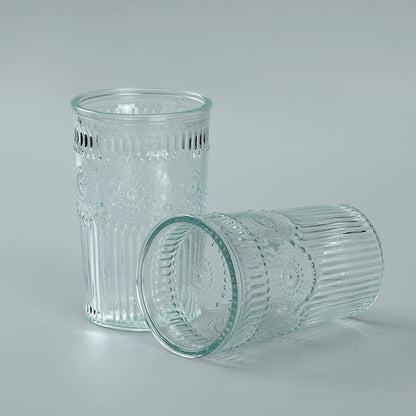 Feifan Sunflower-patterned Glass Cup M.17