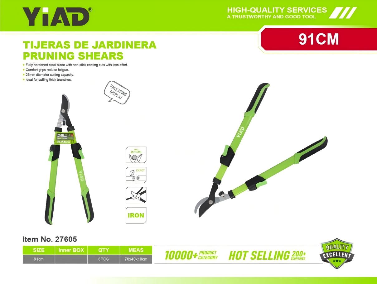 Telescopic handle pruning shears with a stopper M.33