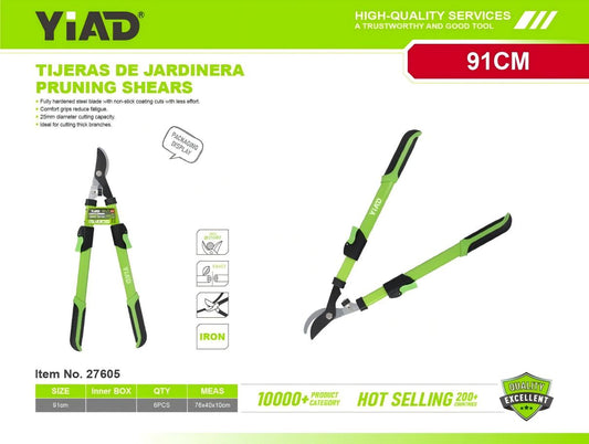 Telescopic handle pruning shears with a stopper M.33