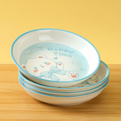 7 - inch Candy Dish/Plate (with Cute Bear Pattern) M.66 JPDB