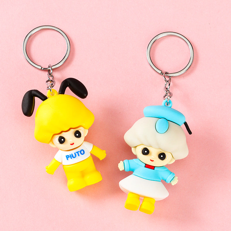 Soft Rubber Transformable Dimo Keychain M41 M46 M72