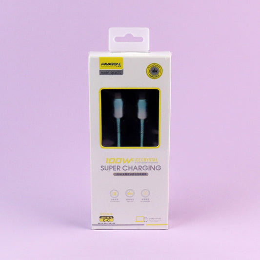 Cable de datos de carga rápida universal CTC de 100 W, esmerilado - Modelo Q51CTC (compatible con Huawei) A12 JPDB 