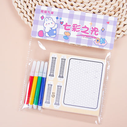 Qiyu Painting Cards + Watercolor Pens M.82