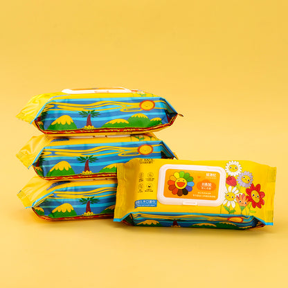 Yanhào Yi 0163 Infant Hand and Mouth Wet Wipes 64 Sheets M28 M.21