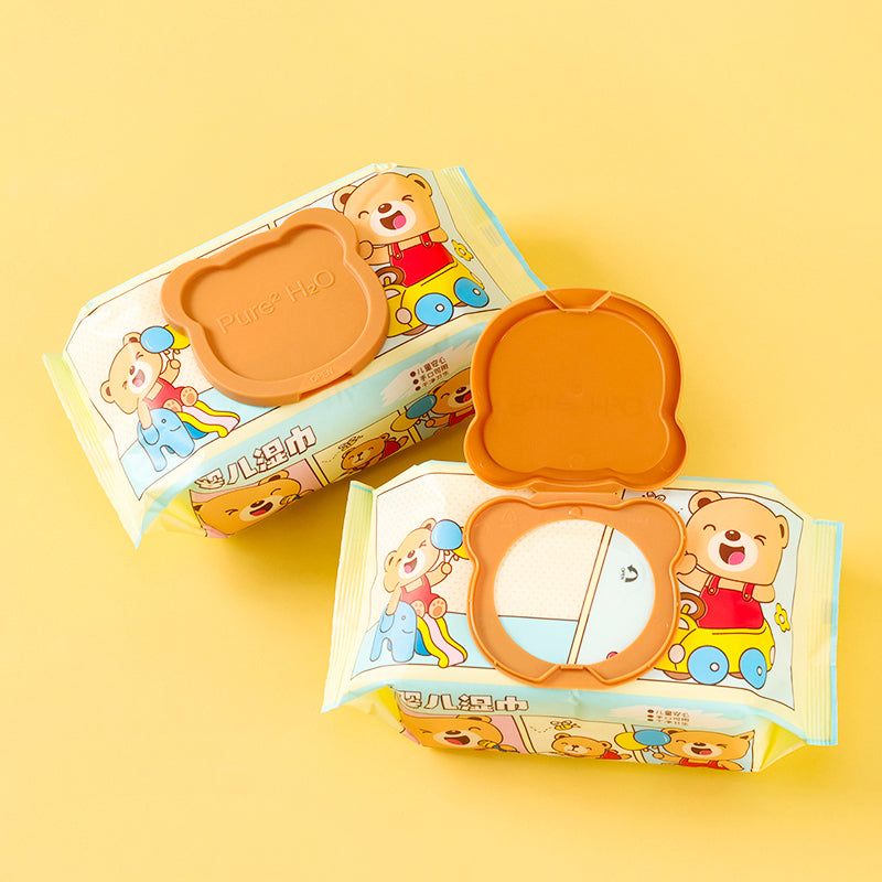 HR-2580 Happy Bear Wet Wipes (60 pieces) M28 M.21