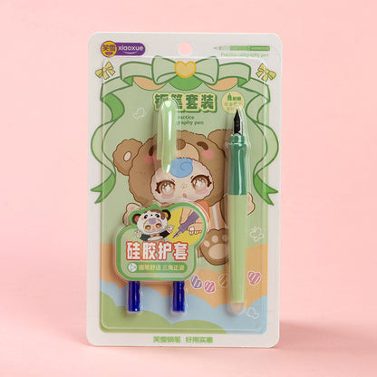 Premium XX-8677 Cute Wa Sansui Erasable Fountain Pen Gift Set M.82