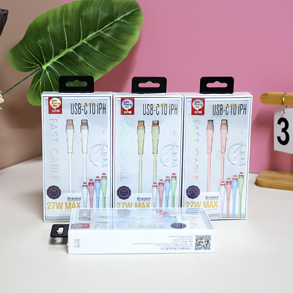 20W Type-C Fast Charging Data Cable - Model K-69C-L A12JPDB