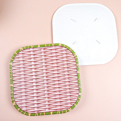 LC214 Bamboo Woven Square Fruit Tray M.20