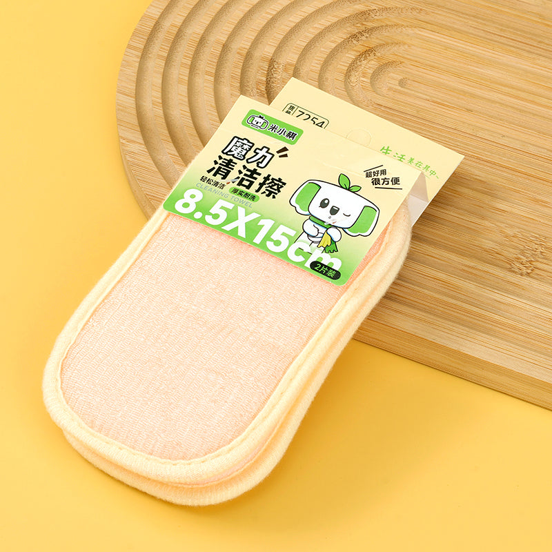 Mixiaoqi 7254 card-mounted 2 pieces of Babao magic cleaning wipes M13