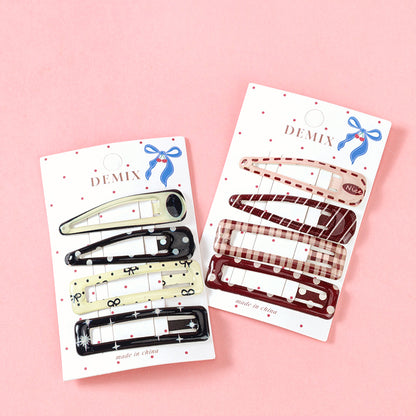 M42 Four Minimalist - Printed Bobby Pins in a Box