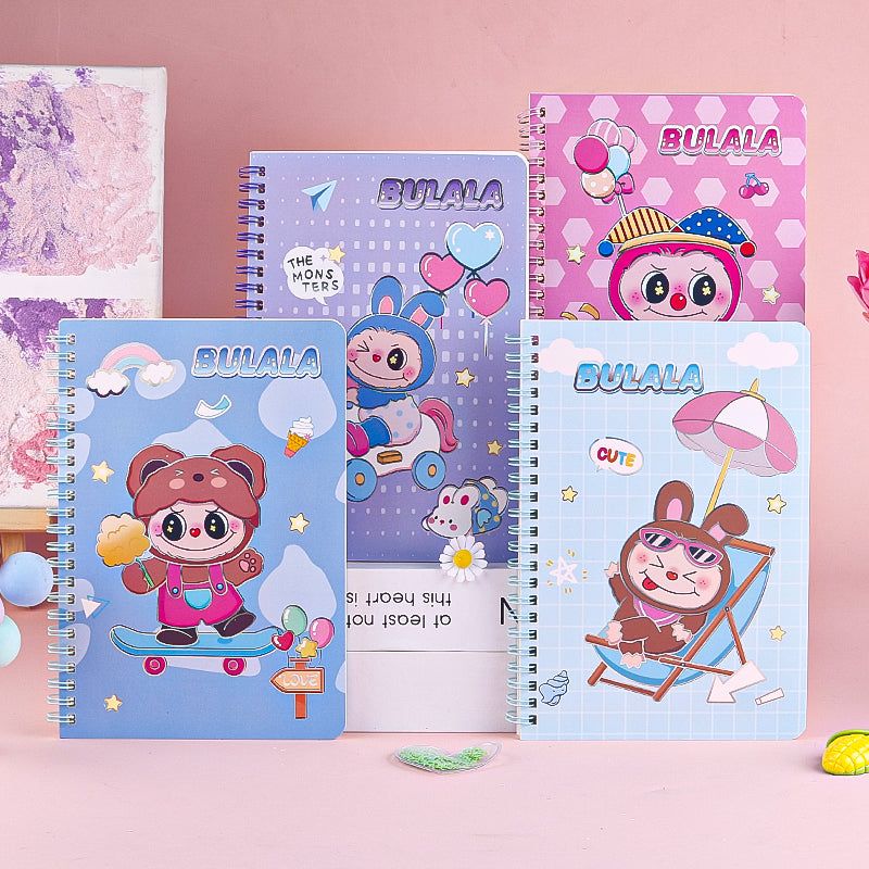 Premium XX - 2598 Bula La Silver Hot - Stamped Spiral Notebook (25K Size) M.81