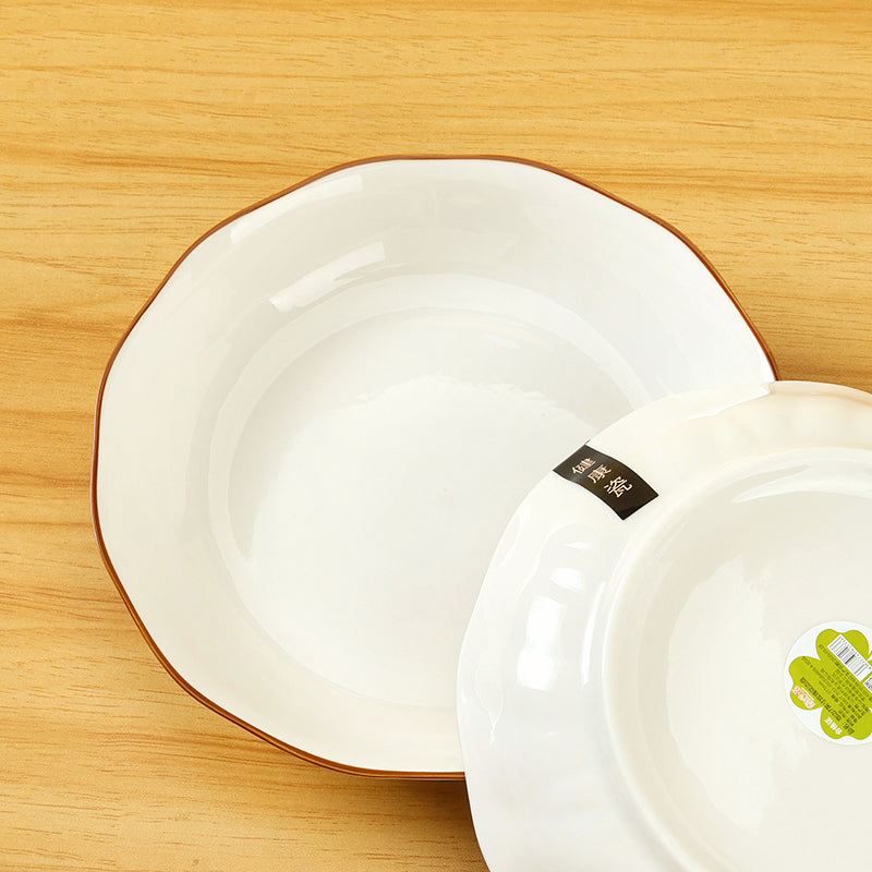 7 - inch Rose - edged Plate M.66 JPDB