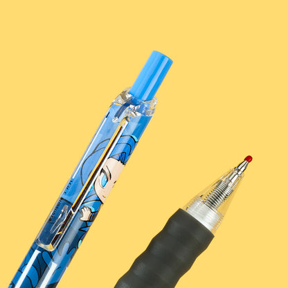 Eye - catching Aihua Click - action Gel Pens - No.2705 on Display Stand! These pens, from Aihua, with a convenient click feature, are perfectly presented on the stand. M.82