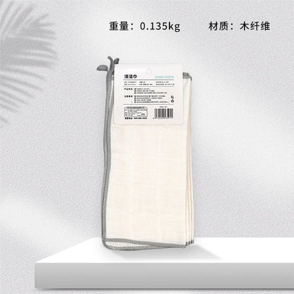 AMS - 591 6 piezas de paño de cocina de fibra de madera M.68 JPDB 