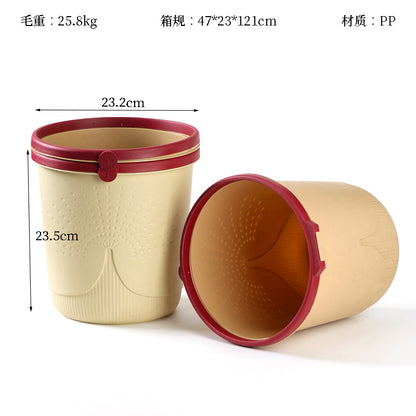 2501 Peacock Trash Bin M.23