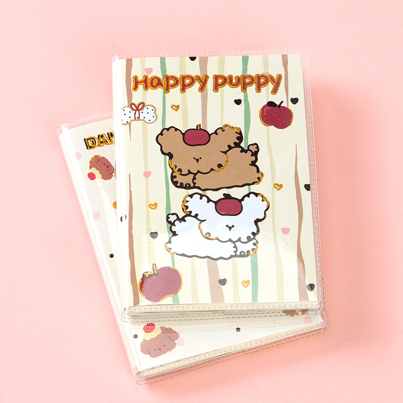 75100 Cartoon Gilded Glue-Bound Notebook (A7) Mini Portable Kids School Stationery M.81