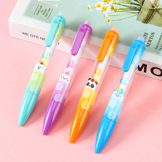 Retractable Erasable Gel Pen (GP8063, Blue) M82