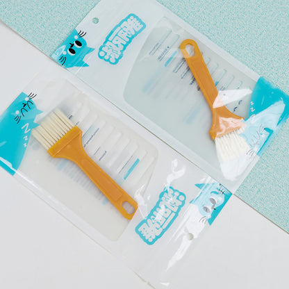 0818 Scraper & Barbecue Brush Set Food-Grade Silicone Heat-Resistant Grilling Tools M.64