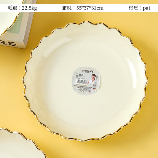 6610 Rhombus Small Round Fruit Plate M.20