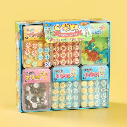 368-40 5-in-1 Pocket Chess Set M.06