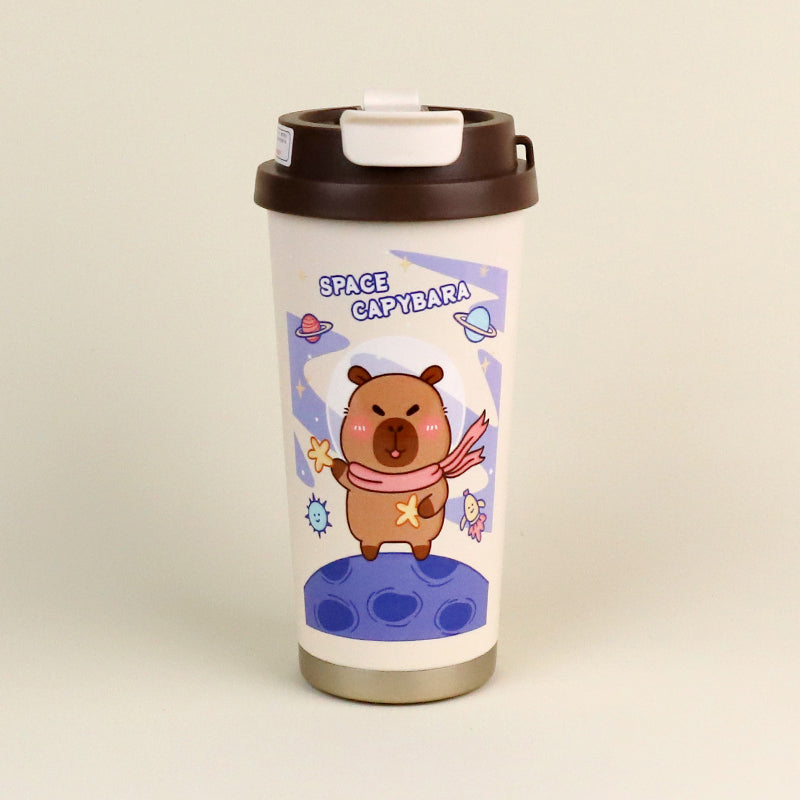 500ml Capybara Coffee Vacuum Thermal Insulated Mug - Model YSM8716 M.26 JPDB