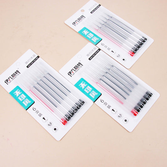 211 Blister - Pack de 6 Bolígrafos de Gel Blanco M.82