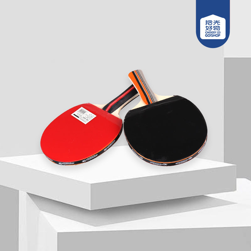 Raqueta de tenis de mesa Lex LKS-2002B, hoja de madera pura de una sola pieza, goma de doble cara para principiantes, M.92 JPDB